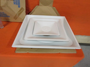 lot 33 image: HVAC Vents & Alum Stand