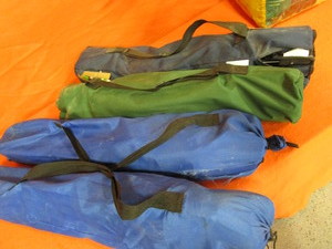 lot 35 image: Camping Chairs & Sleeping Bag