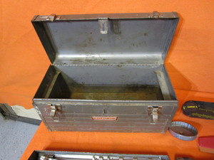 lot 74 image: Misc. Tools & Tool Box, Nail Drivers