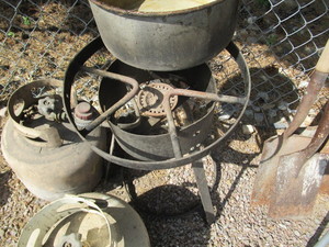 lot 95 image: Propane Tanks & Fryer