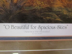 lot 43 image: Terry Redlin Signed & Numbered O Beautiful For Spacious Skies 1417729500