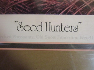lot 49 image: Terry Redlin (Conservation Edition) Seed Hunters Signed & Numbered 3140