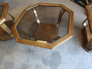 lot 110 image: Coffee Table & End Tables