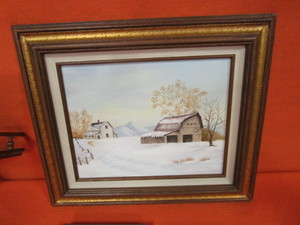 lot 122 image: Shelf & Original Paintings