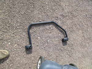 lot 5A image: 27 Camper Gallon Black Water Transport Tank & Camper Entrance Grab Bar