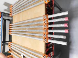 lot 90 image: 6 Bar Clamps