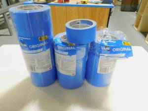 lot 100 image: Scotch Blue Tape