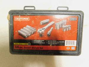 lot 184 image: Craftsman 14-pc Socket Wrench Set