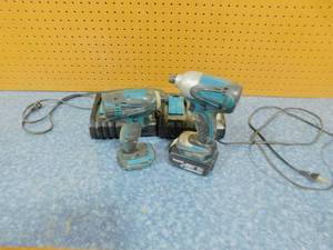 lot 268 image: Impact Drill Gun and Chargers