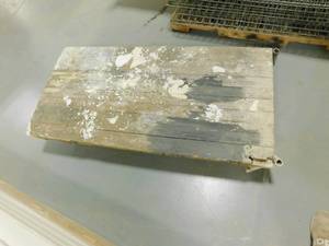lot 311 image: Wood Platform Cart on Wheels