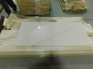 lot 315 image: White Finished Wood  2 Sided Edge Banding