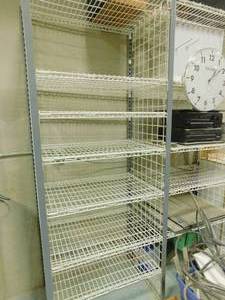 lot 345 image: Metal Wire Shelving