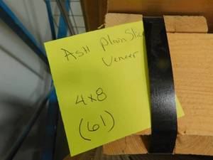 lot 440 image: Ash Plain Slice Veneer