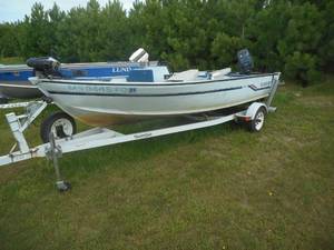 1989 Alumacraft Classic 16 with Trailer