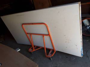Dry Wall Cart with 3-Sheets Of 12 Inch & 1-Sheet Of 34 Inch