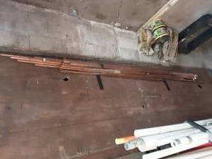 Large Assortment Of Copper Tubing. Various Sizes & Lengths Up To 10 Long
