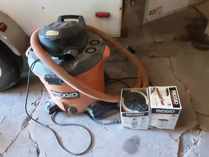 Ridgid Shop Vac With New Filters