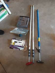 Drywall Supports, Tape, Sandpaper, Mud & Mud Hawk