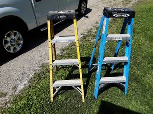 2-4 Ft. Fiberglass Ladders (Werner & Husky)