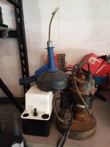 2-Pumps & Drain Snake