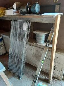 Spool Of Cable Shelves & Pump