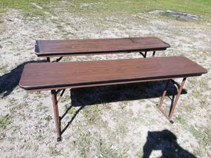 2-Brown Tables 18x72