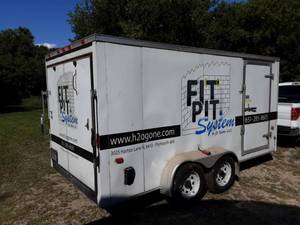 2014 Haul Enclosed Tandem Trailer 14-2V X 66.  Contents Not Included.