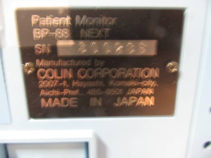 lot 80 image: COLIN Patient Monitor BP-88