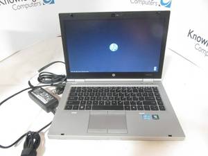 lot 20 image: HP Laptop&nbspEliteBook 8460p&nbspIntel(R) Core(TM) i5-2540M CPU  2.60GHz  &nbsp4GB RAM  250 GB HD &nbspwpower supply