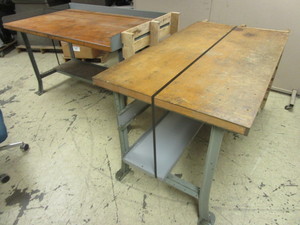 lot 409 image: WORK TABLES