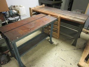 lot 410 image: WORK TABLES