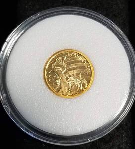 2011 $5 COOK ISLANDS .24K 110th OZ GOLD