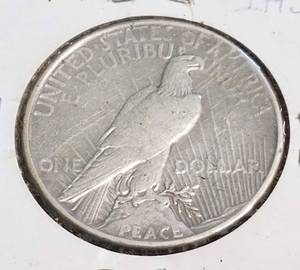 1921 PEACE SILVER DOLLAR HIGH RELIEF KEY DATE COIN