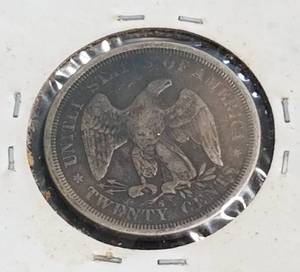 1875-S US TWENTY CENT PIECE F15