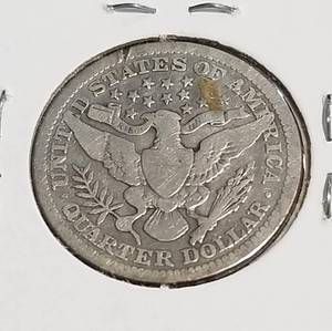1902 BARBER SILVER QUARTER