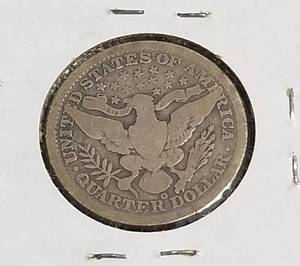 1907-O BARBER SILVER QUARTER
