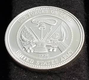 1 TROY OZ. .999 FINE SILVER OPERATION DESERT STORM ARMY