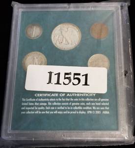 WWII COIN SERIES IN HARD PLASTIC