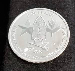 2015 CANADA $2 SPECIAL FORCES 12 OZ .9999 FINE SILVER