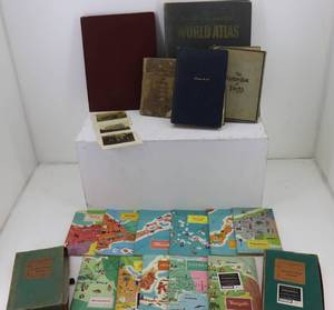 Old Books, Photographs, Scrapbook of Doilies