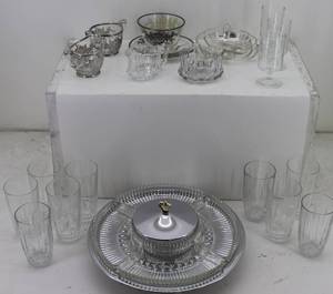 Lazy Susan & Glassware