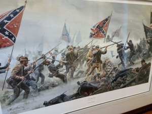 lot 17 image: The High Tide Framed Print By Mort Kunstler