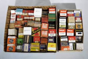 lot 43 image: Lot of 59 Vintage Vacuum Tubes