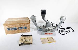 lot 83 image: Vintage Mansfield 8mm and 16mm Little Gem Editor