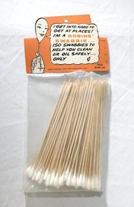 lot 31 image: Vintage Robins Swabbie Advertisement and Swabs Gibson Girl Quality