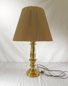 lot 110 image: Stiffel Brass Lamp