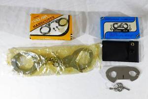 lot 141 image: New Valor Handcuffs and Compass No 144 Professional Thumbcuffs