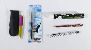lot 132 image: Lot of 4 Pens including Fischer Pen Company Space Selected by NASA Pen and more