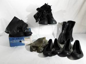 lot 157 image: Lot of Rubber Boots and Overshoes