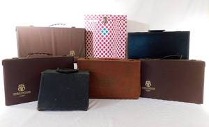 lot 165 image: Lot of 7 Cases including Brown and Bigelow Empty Salesman Sample Cases